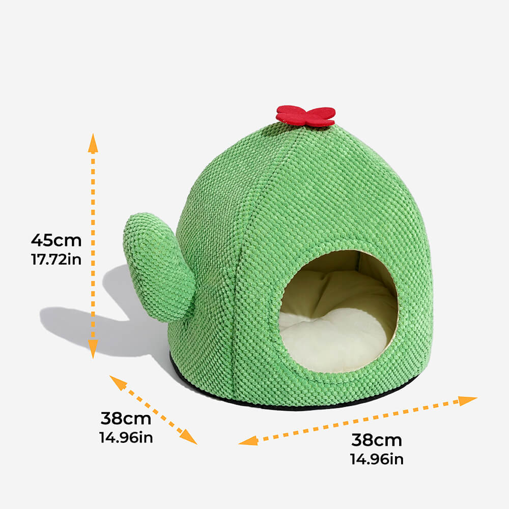 Cactus Shape Warm Cat  Bed