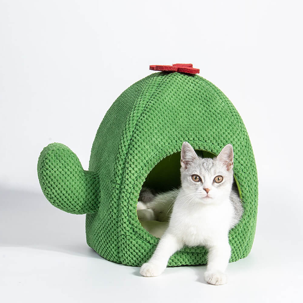 Cactus Shape Warm Cat  Bed