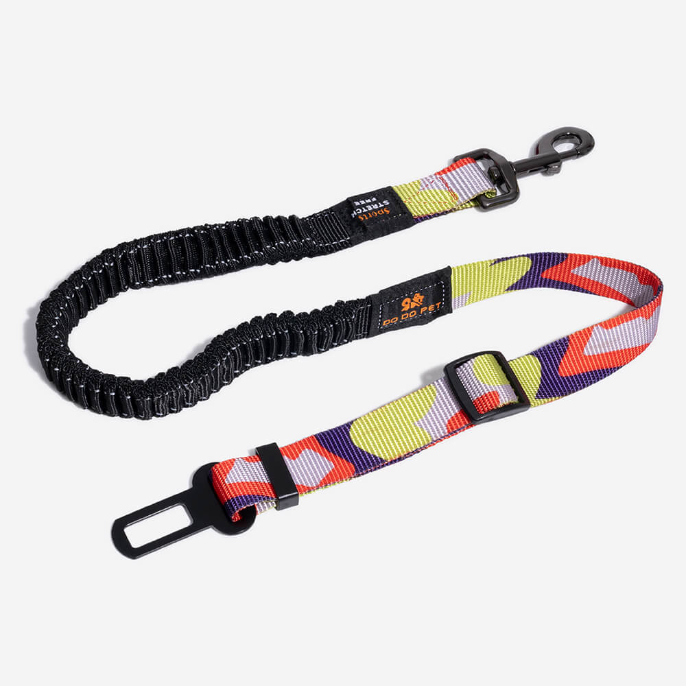 Color Buffer Adjustable Dog Car Seat Belt