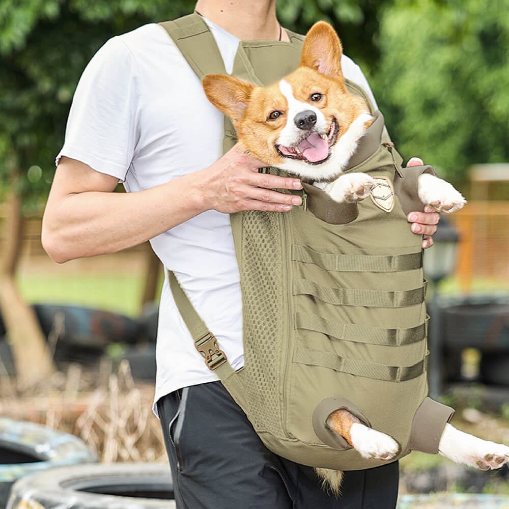 Dog Breathable Tactical Carrier Backpack