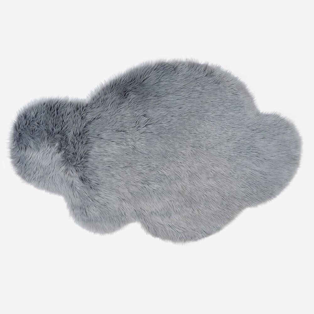 Fashion Cloud Shaped Long Plush Pet Mat