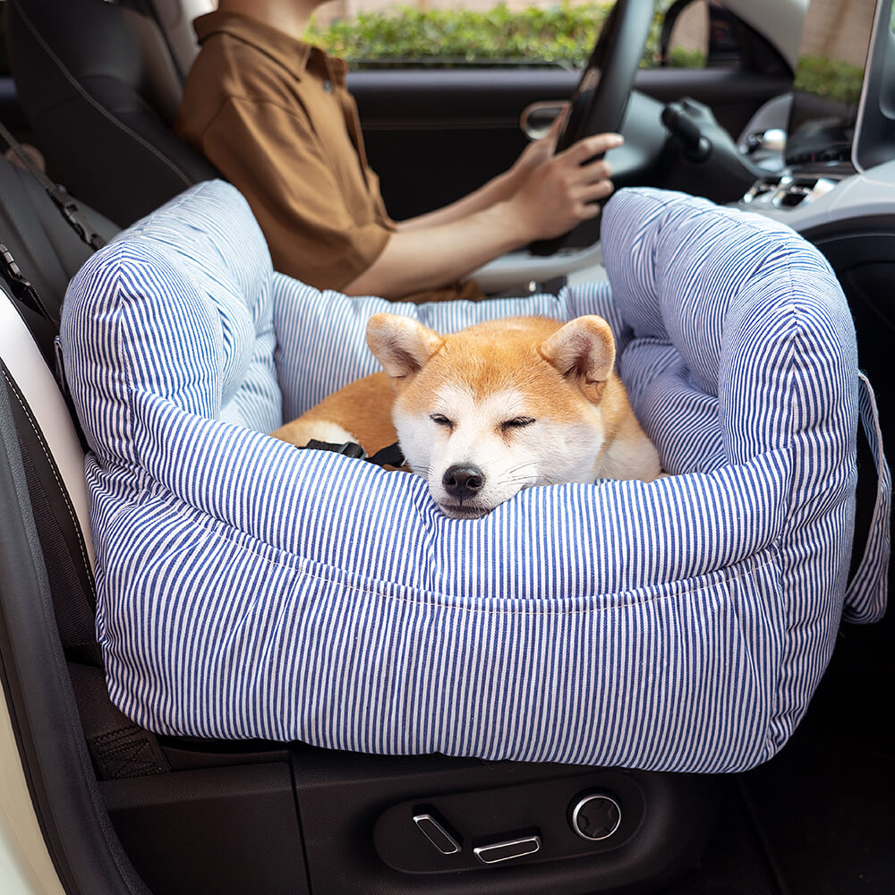 Portable Leisure Outing Pet Bolster Dog Car Seat Bed