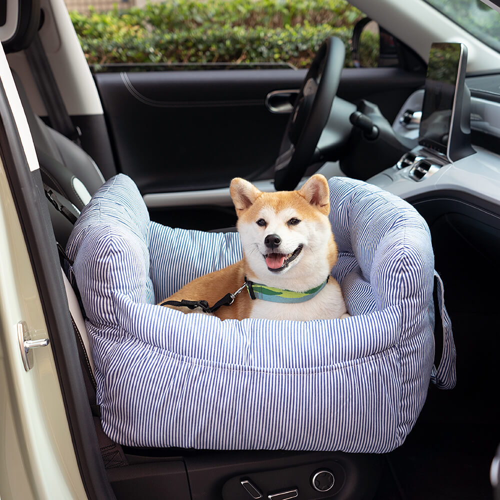 Portable Leisure Outing Pet Bolster Dog Car Seat Bed