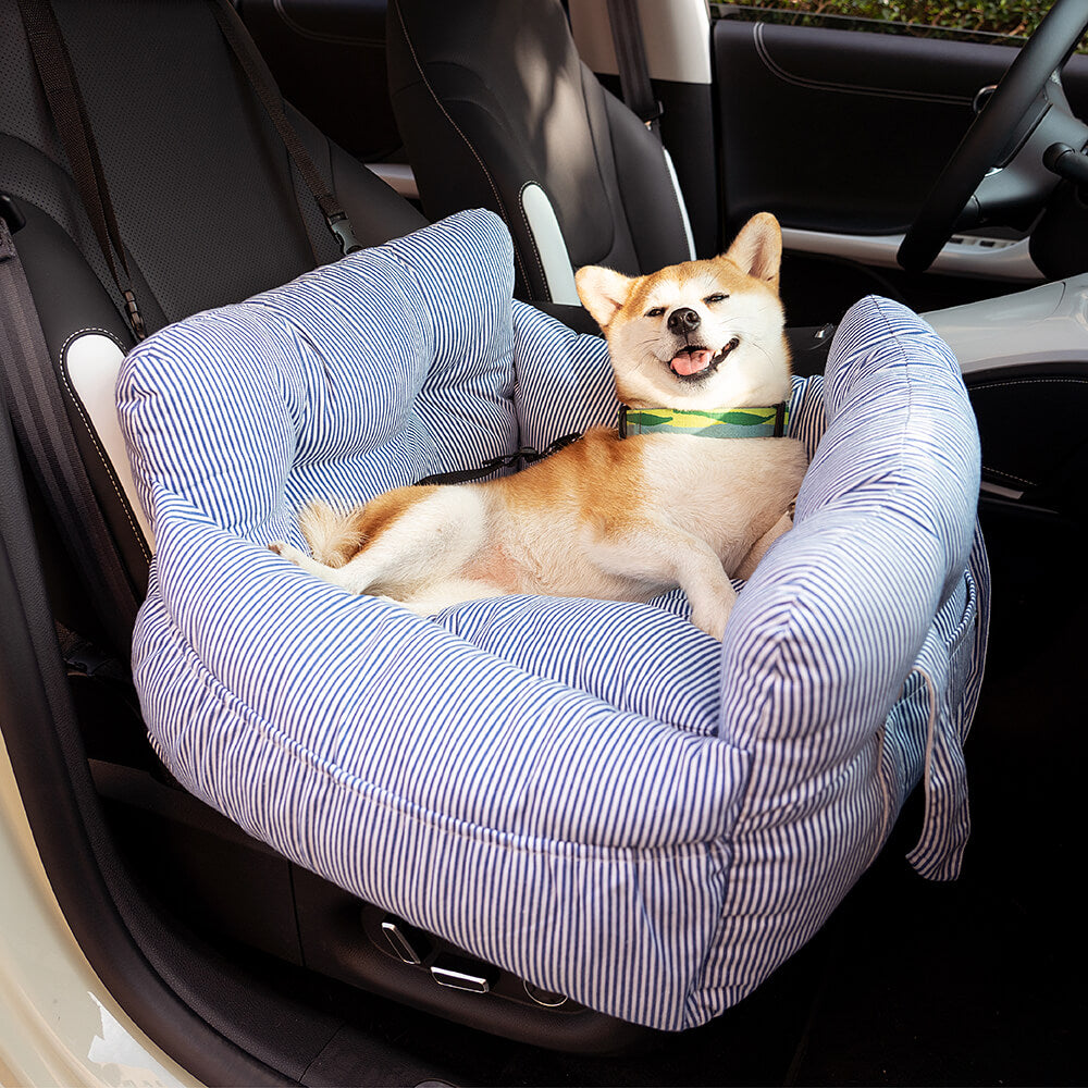 Portable Leisure Outing Pet Bolster Dog Car Seat Bed