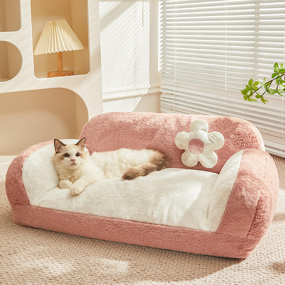 Fashion Leisure Plush Warm Cat Sofa Bed