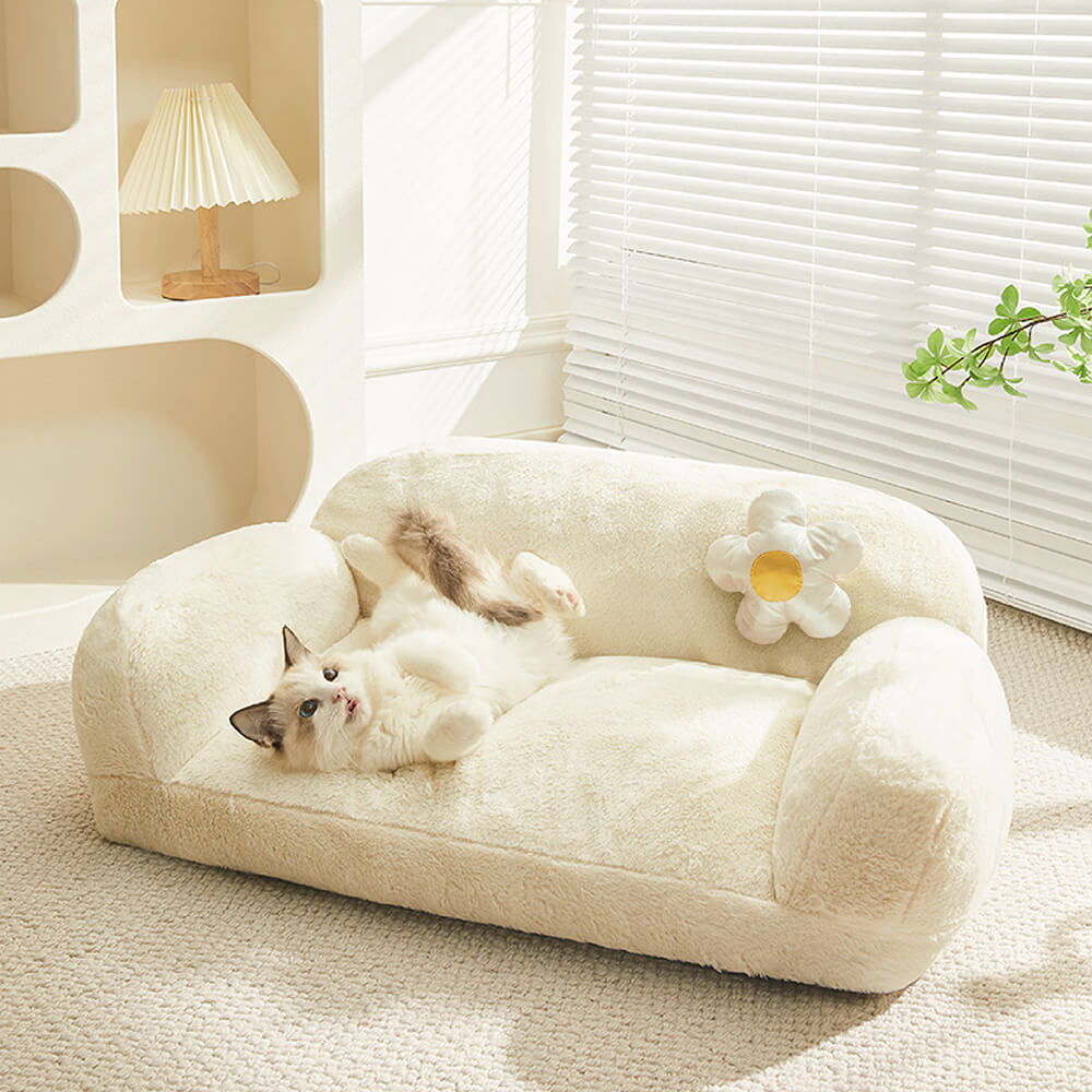 Fashion Leisure Plush Warm Cat Sofa Bed