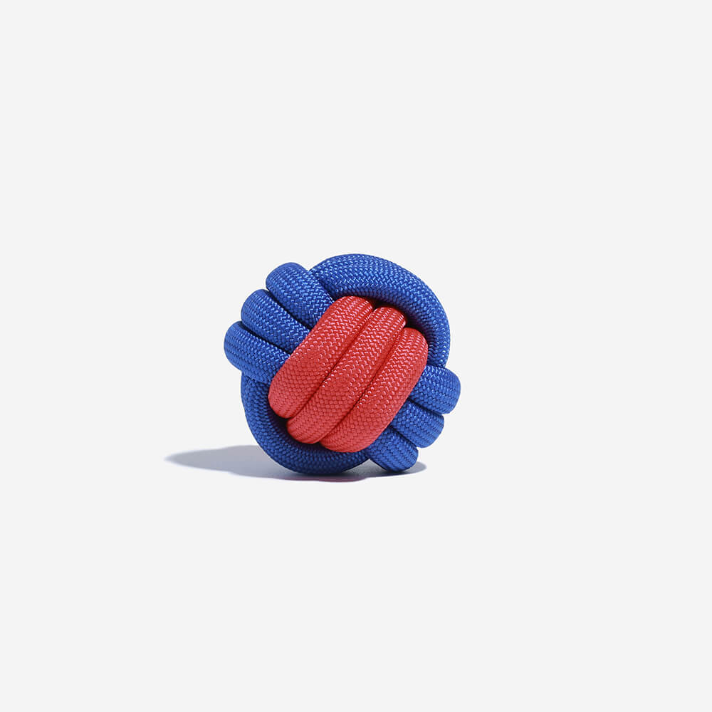 Knots Ball Throwing Dog Toy - Color Clash