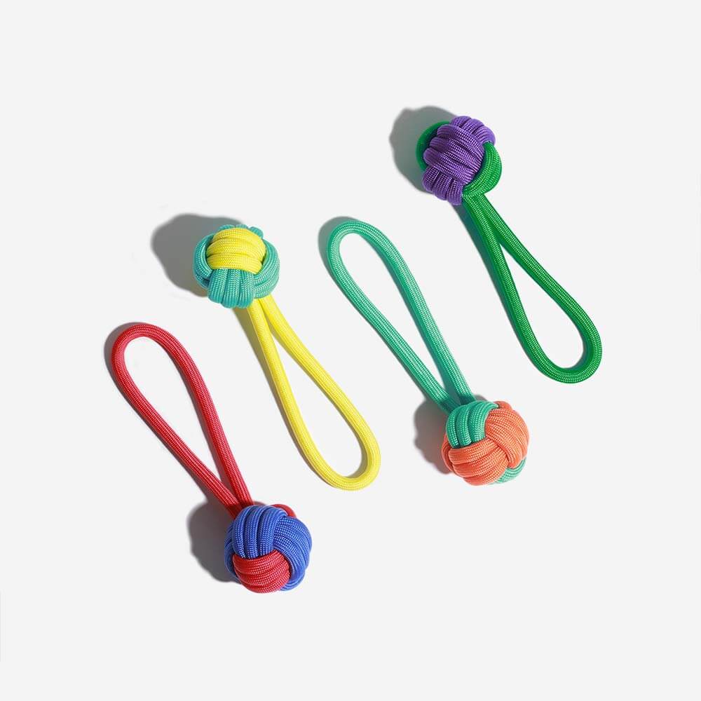 Knots Rope Tug Dog Toy - Color Clash