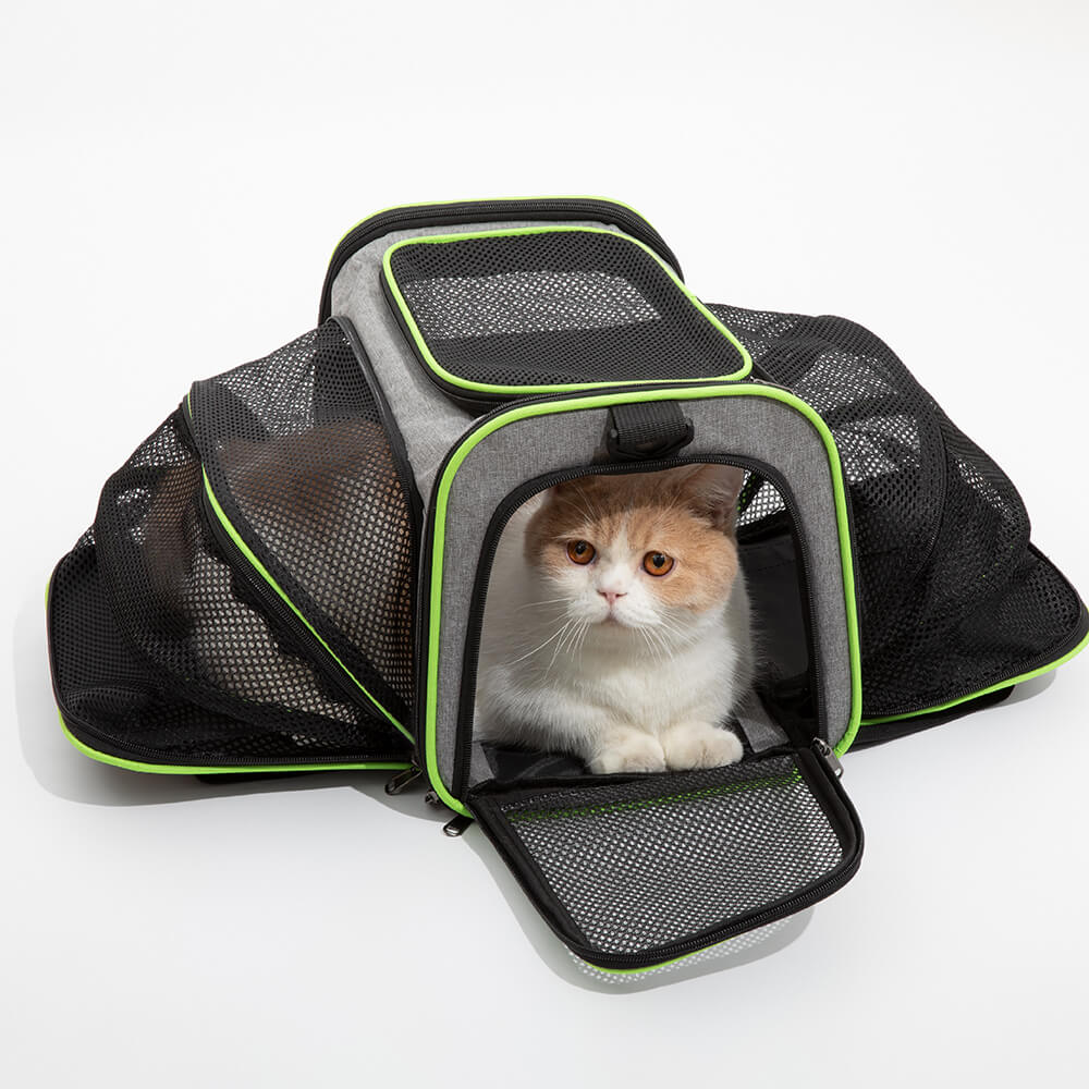 Portable Expandable Foldable Breathable Pet Carrier Bag