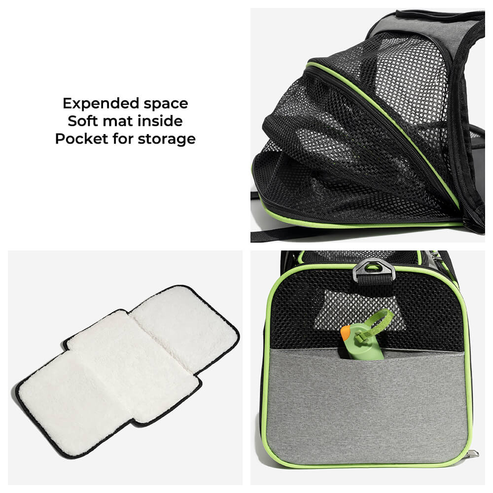 Portable Expandable Foldable Breathable Pet Carrier Bag