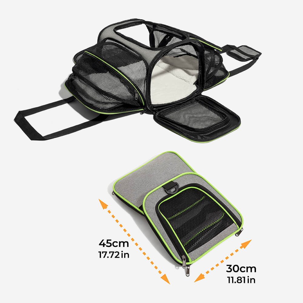 Portable Expandable Foldable Breathable Pet Carrier Bag