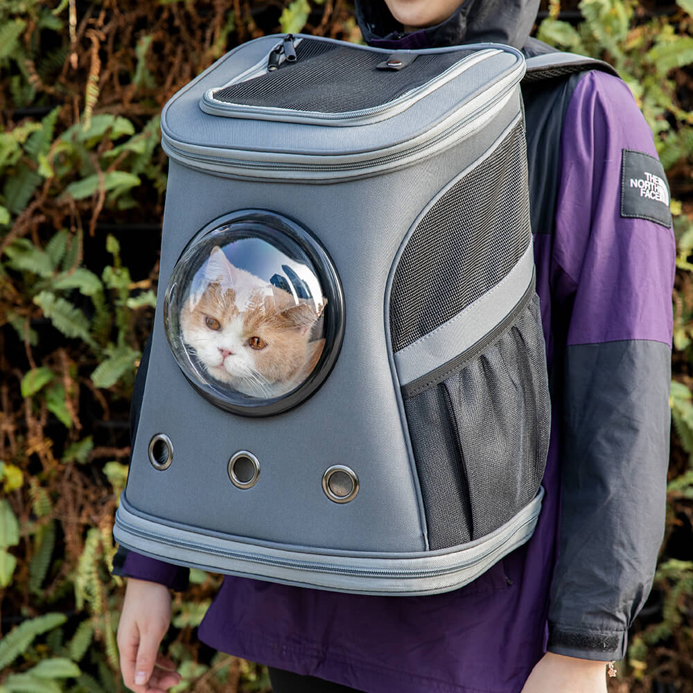 Space Capsule Transparent Breathable Pet Carrier Backpack