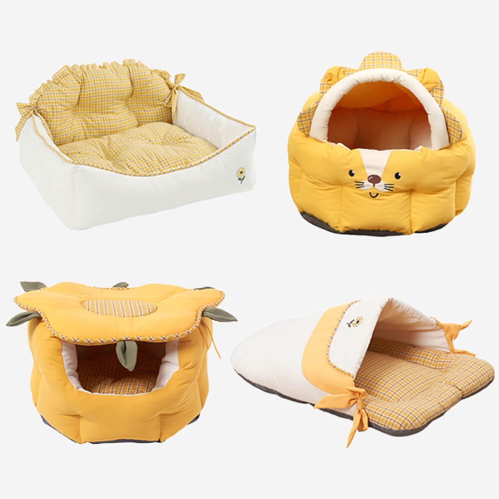 Sunflower Series Cat Cave Dog & Cat bed