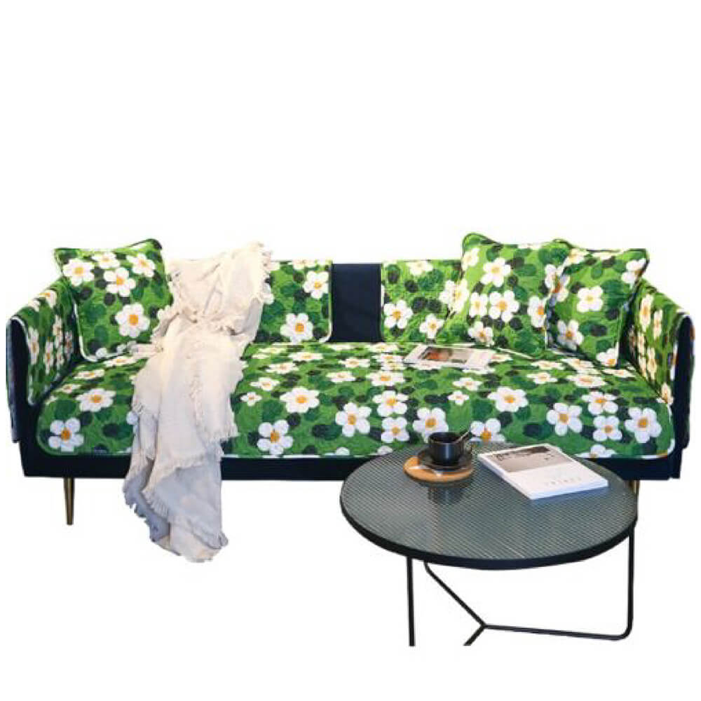 Super Soft Floral Anti-scratch Furniture Protector Couch Cover