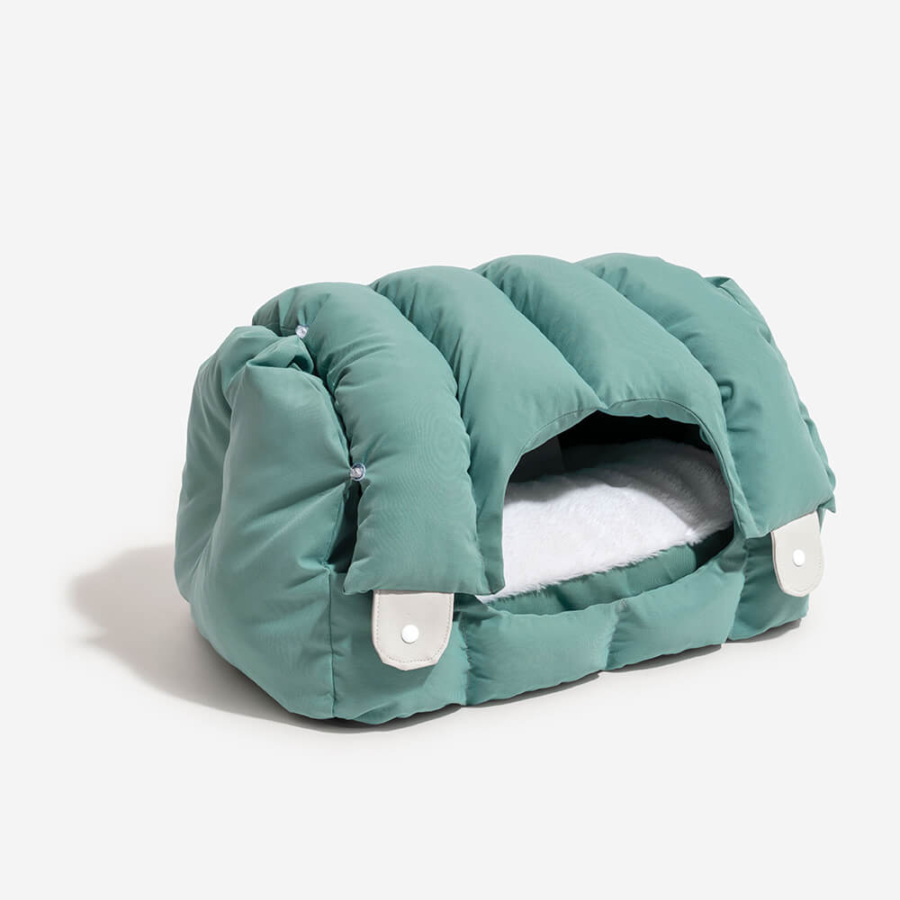 Warming 2-in-1 Arched Semi-Enclosed Cat Cave